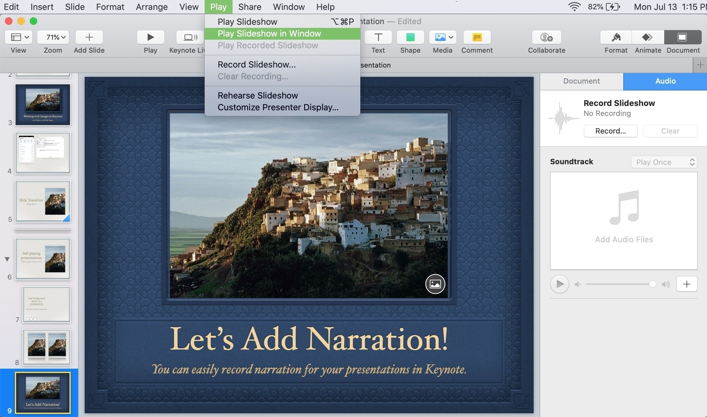use keynote for mac